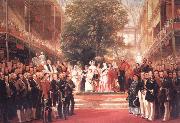 Henry Courtnay Selous The Opening Ceremony of the Great Exhibition,I May 1851 oil
